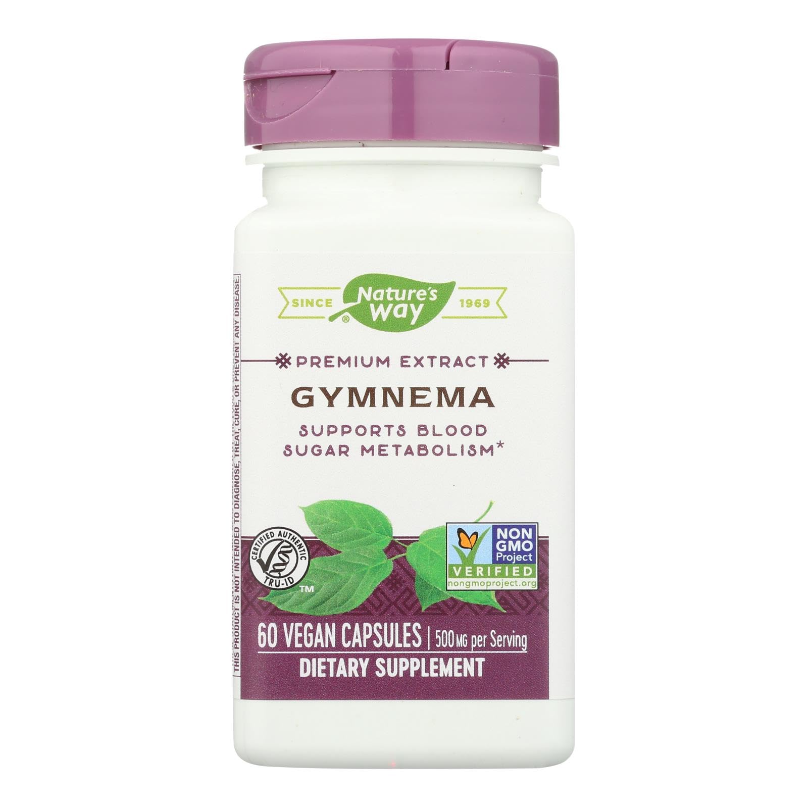 Nature's Way Gymnema Capsules, 500 mg, 60 Count