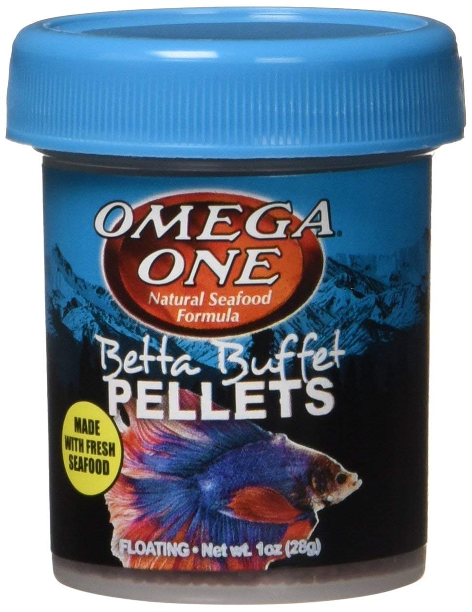 OmegaOne Betta Buffet 1.5mm Pellets, 1 oz