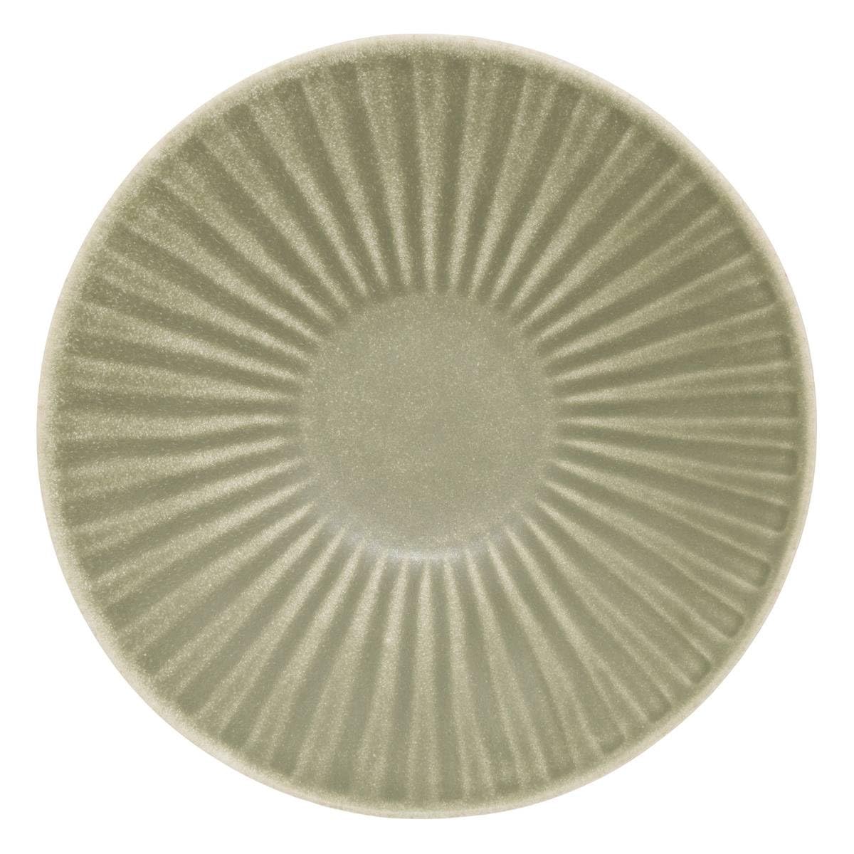 Atmosphera - Lote de 4 platos hondos nyero redondos, 21 cm de diámetro, color verde
