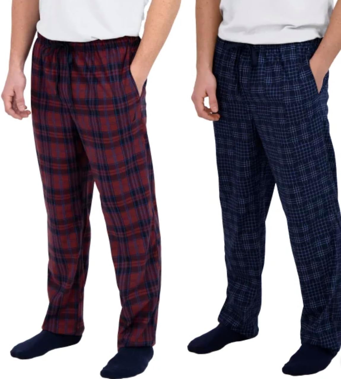Nautica Men's 2 Pack Fleece Lounge Sleepwear Pajama Pants - Image 2