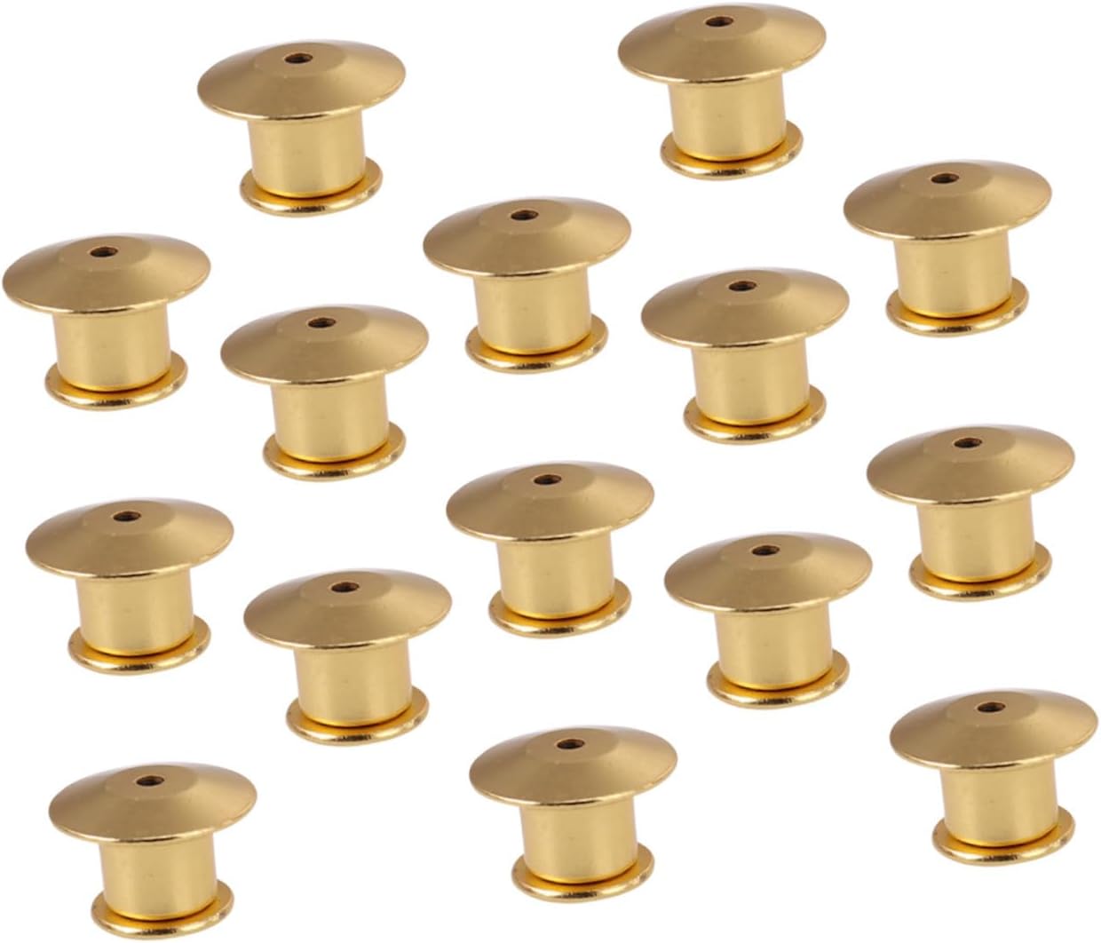 75pcs Metal Pin Backs Keepers for Enamel No Tool Required Easy to Use Locking Clasp for Crafts for Weddings Birthdays and