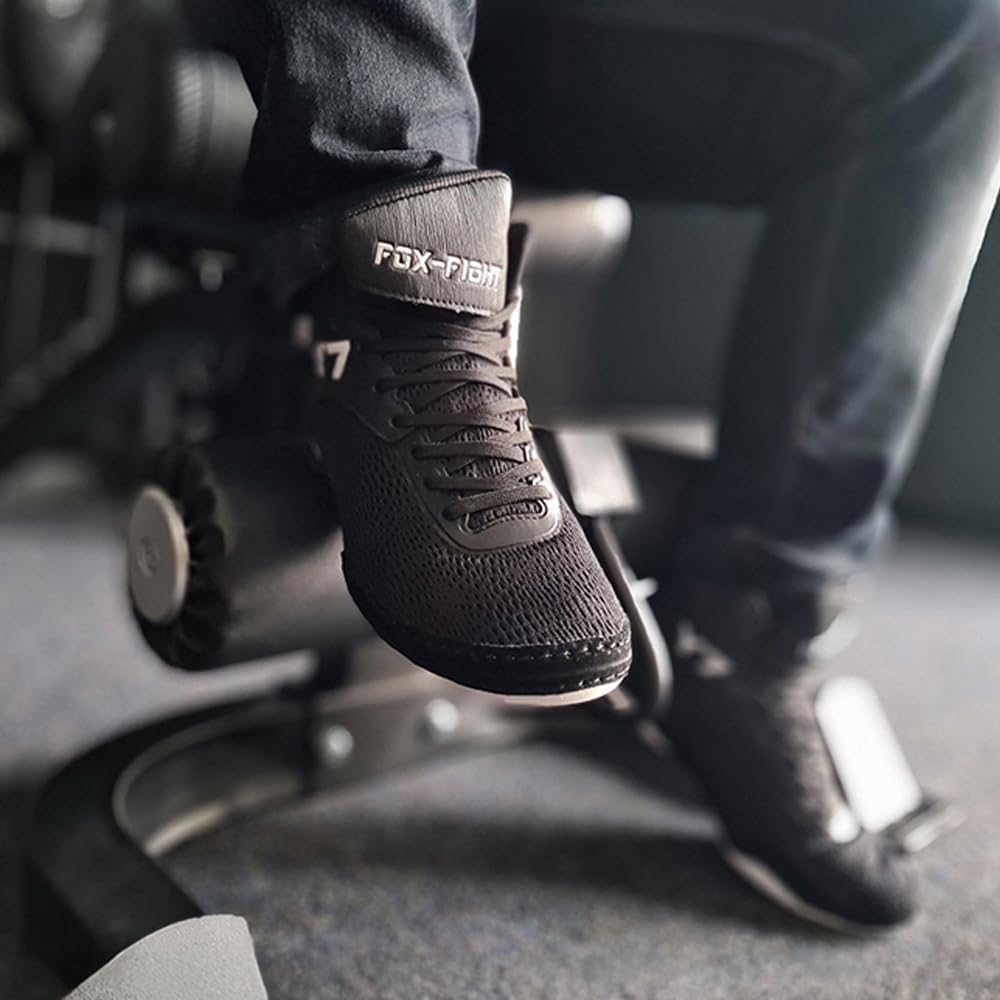 FOX-FIGHT Y7 Kampfsport Schuhe | Ringerschuhe | für Damen und Herren | Atmungsaktiv Flexibel | Wildleder | Athletik Fitnesschuhe