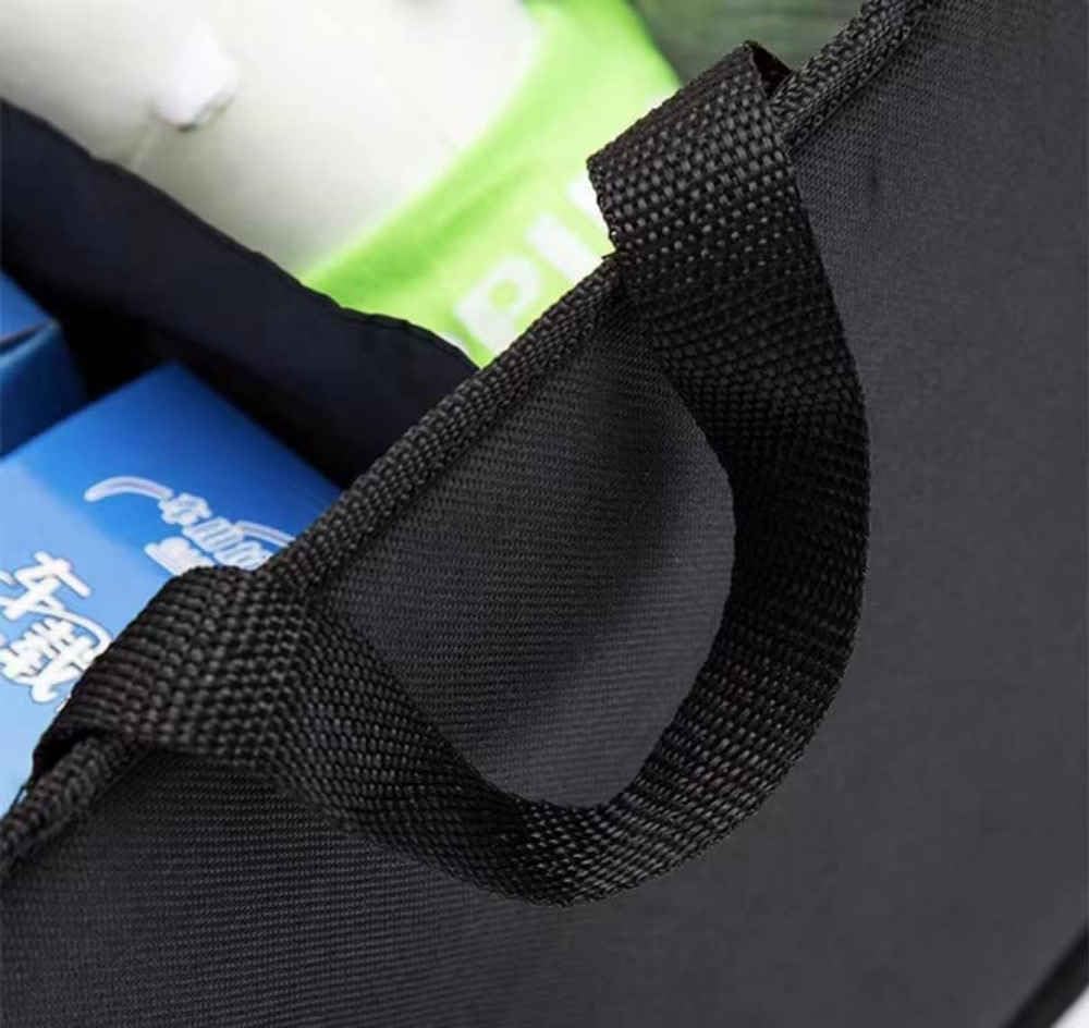 Ravem Cesta organizadora Maletero Coche para Audi Q6 e‑Tron/Q6 Sportback e‑Tron. Bolsa Impermeable multicompartimento para Guardar Accesorios Coche asa, Plegable.
