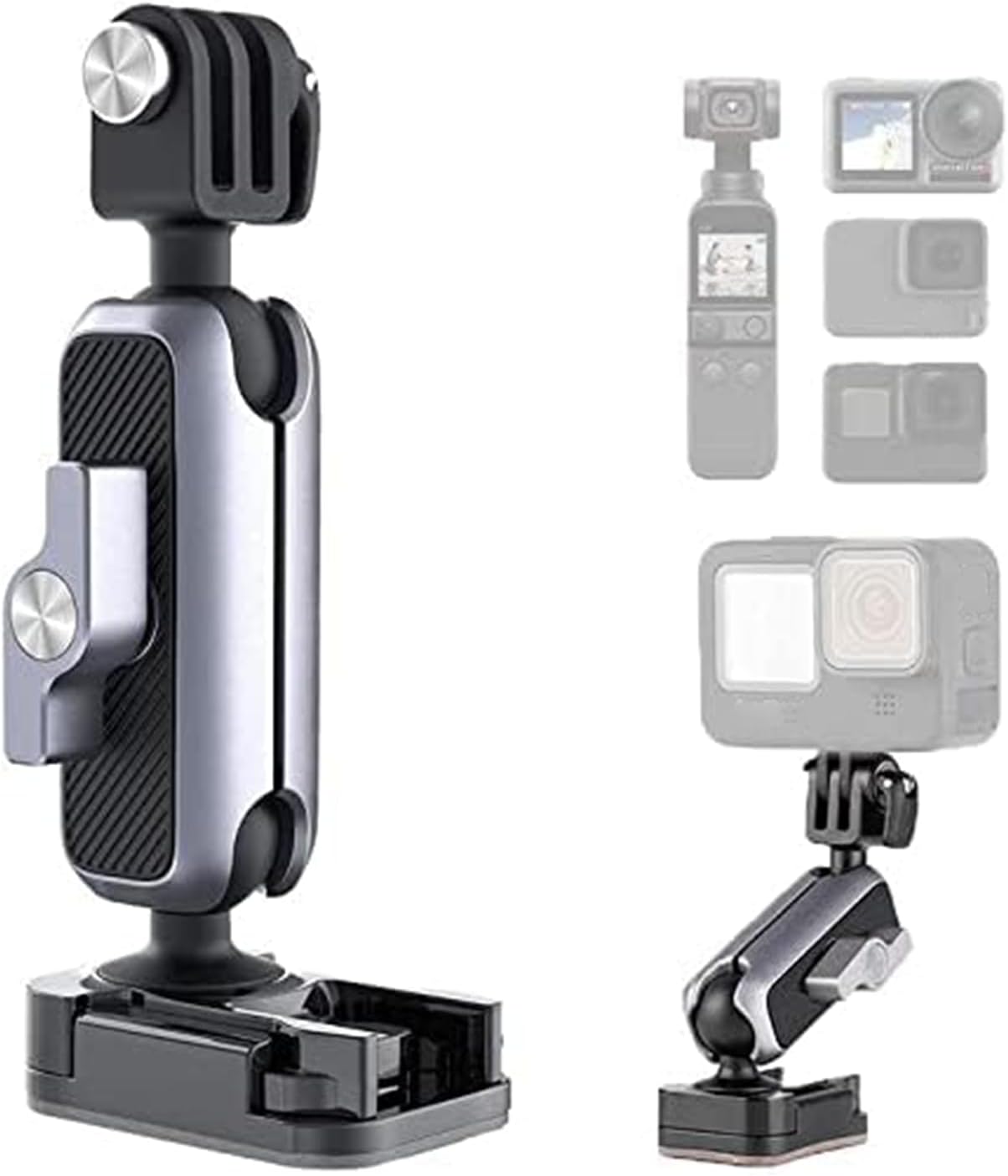 Support Magnétique Sac à Dos Quick Release SUREWO – 360° Rotation Pour GoPro Hero 13/12/11/9/8/7 & DJI Action 5 Pro/4/3