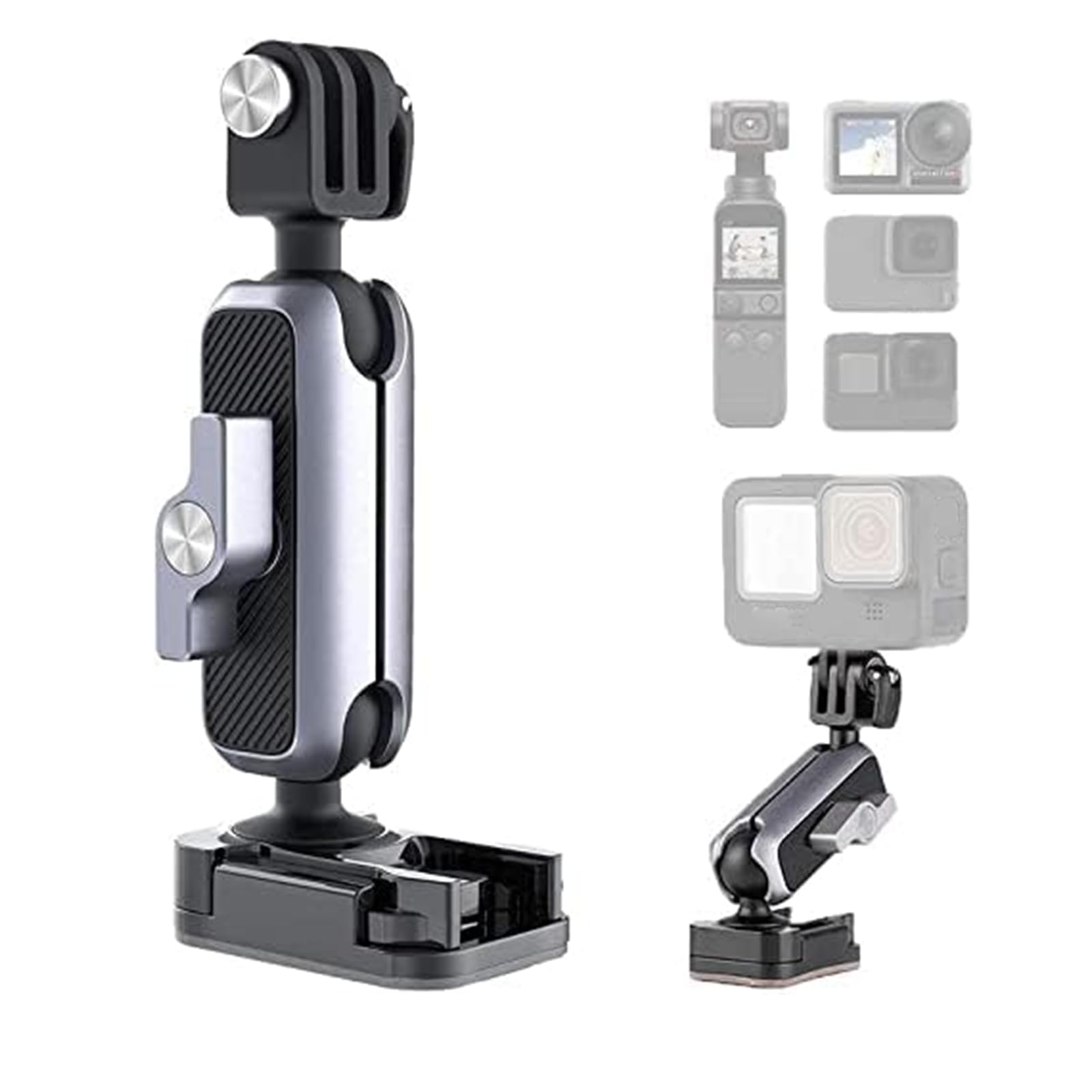 Treppiedi PGYTECH CapLock MantisPod Z Per Action Cam – 5 Modalità, Attacco Rapido E Compatibilità Universale