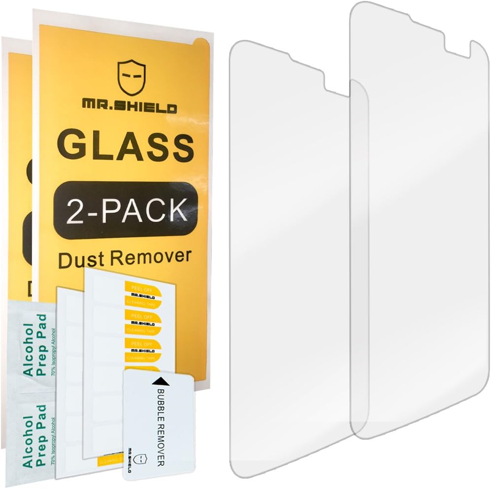 [2-PACK]-Mr.Shield Designed For LG K4 LTE/LG Optimus Zone 3 III/LG Spree [Tempered Glass] Screen Protector with Lifetime Replacement