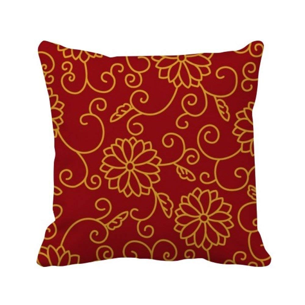 Coussin fleurs asie style japonais pour un salon zen et coloré