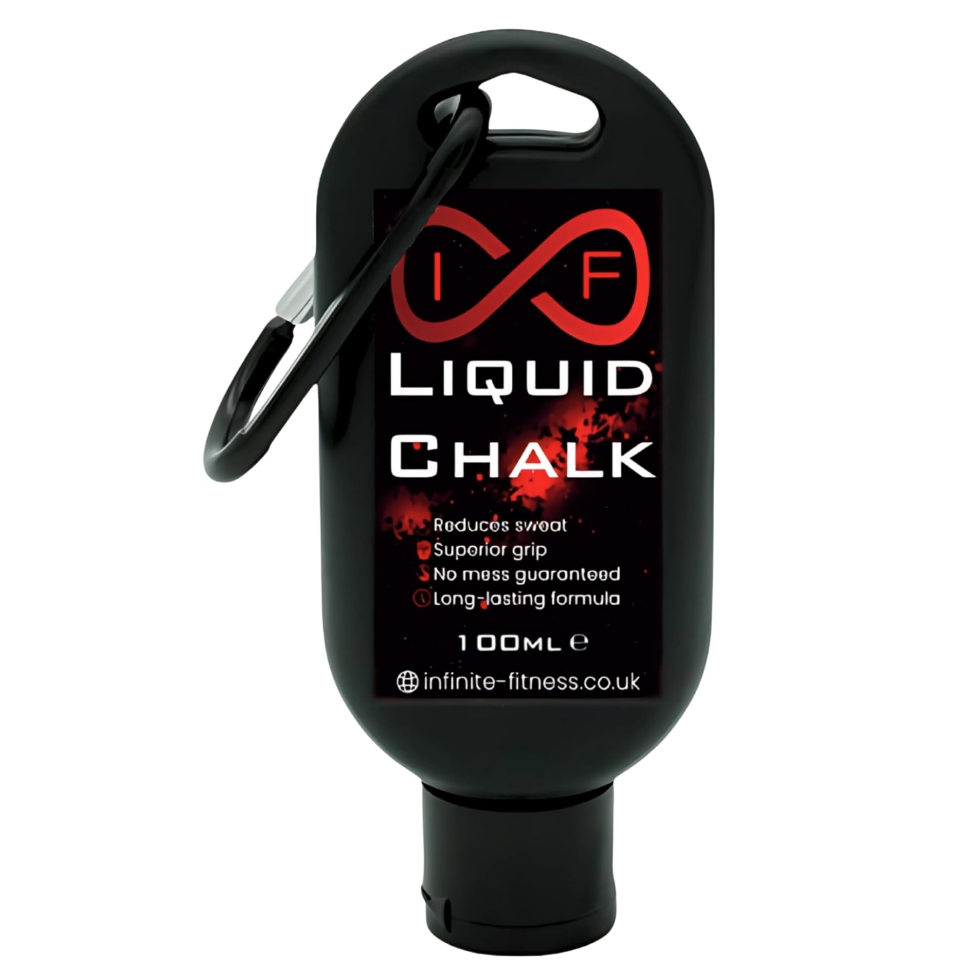 Infinite Fitness Liquid Chalk Superior Grip Sweat Free Hands Sports Chalk for Weight Lifting, Rock Climbing, Gymnastics, Calisthenics, Power Lifting, Bodybuilding, Gym Gifts (1, 110ml) — image 1