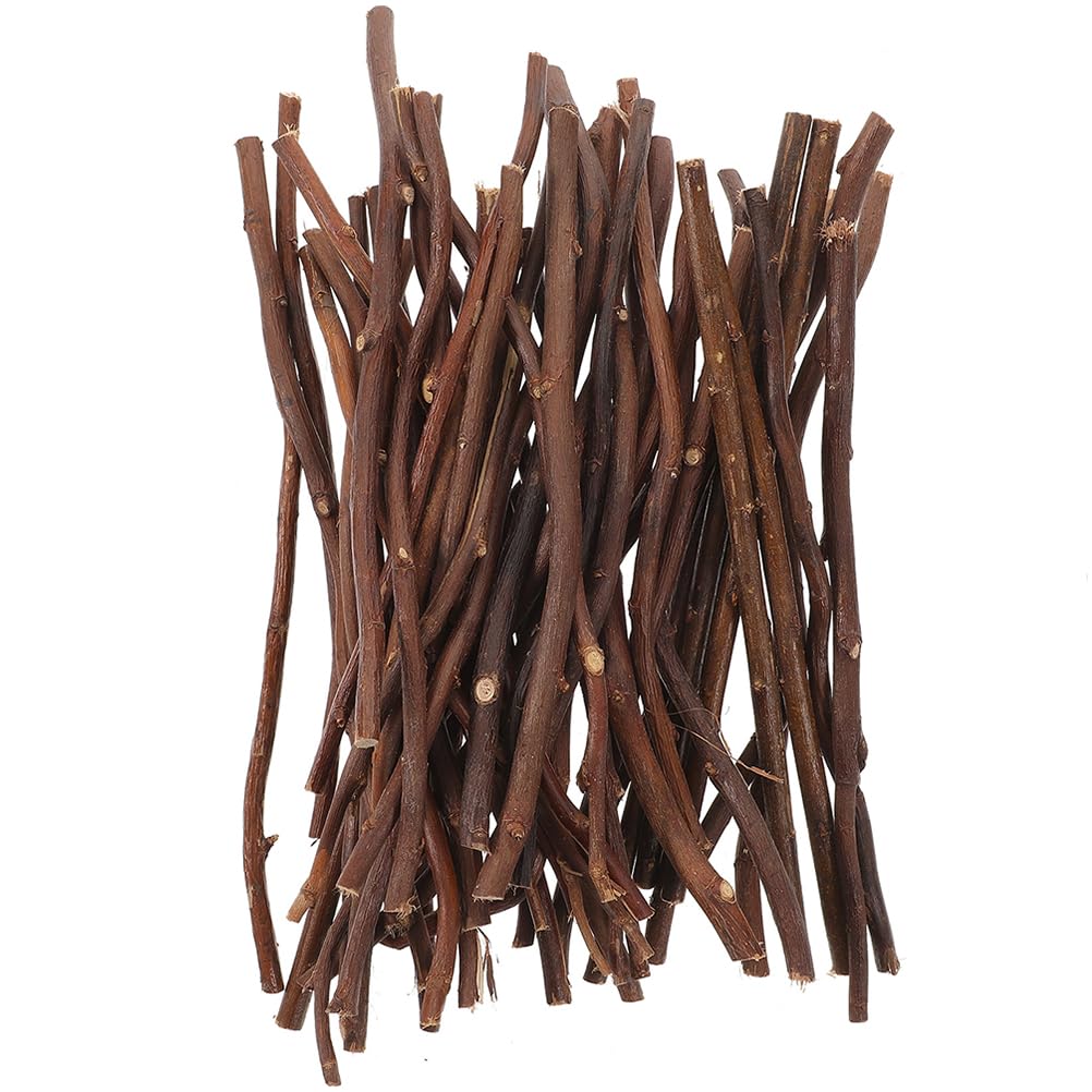 50pièces Bâtons De Bois Diy Brindilles Naturelles Pour Artisanat Matériel De Bricolage Accessoires Photo Décoration Intérieure