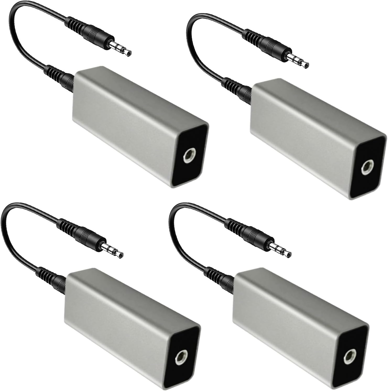 Amazon KSRIDOTE 4個パック グランドループノイズアイソレーター カーオーディオ/ホームステレオシステム用 グラウンドループ