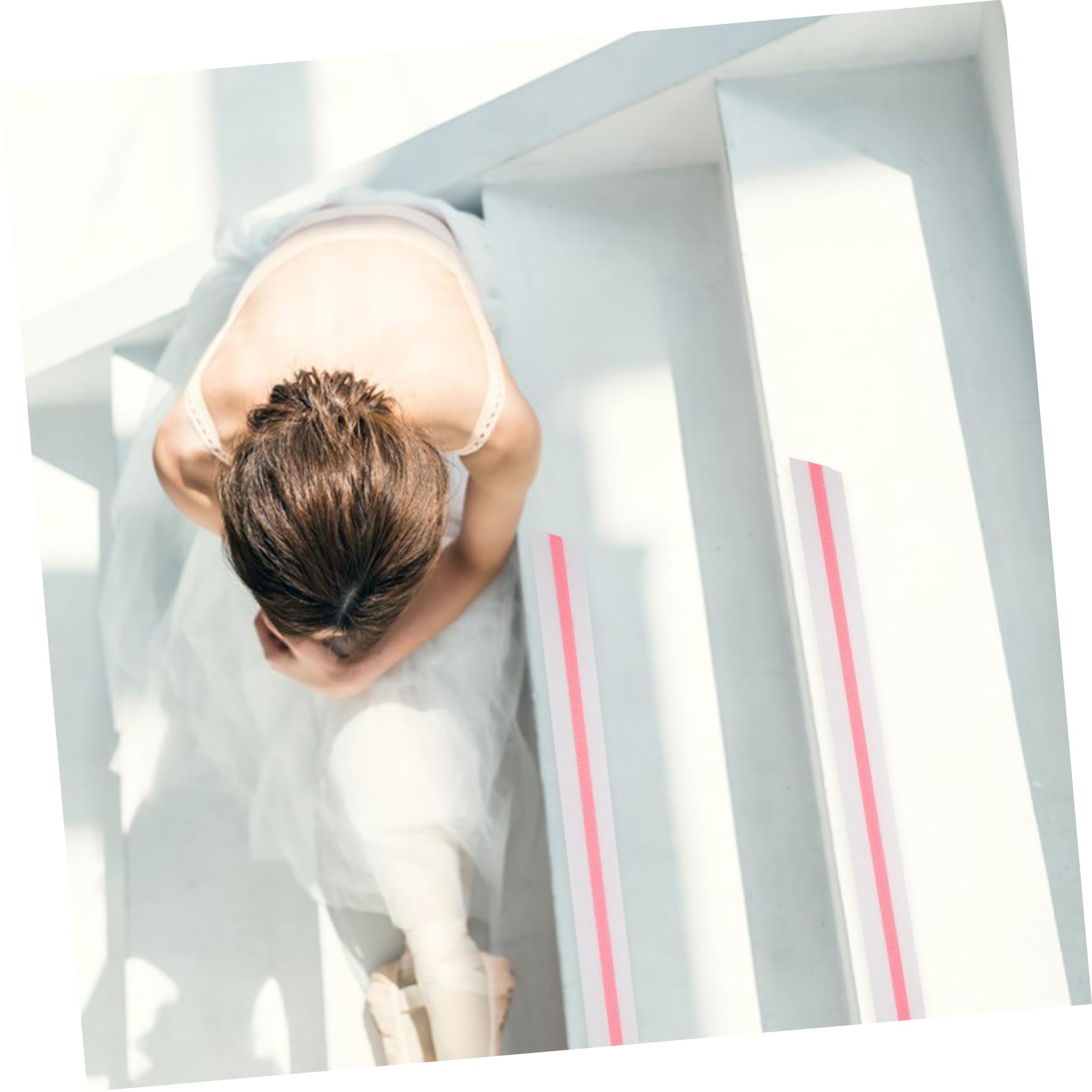 MUSISALY Grip Strips for Steps Outdoor Anti-Slip Tape Caution Tape Adhesive Stair Treads for Carpeted Stairs