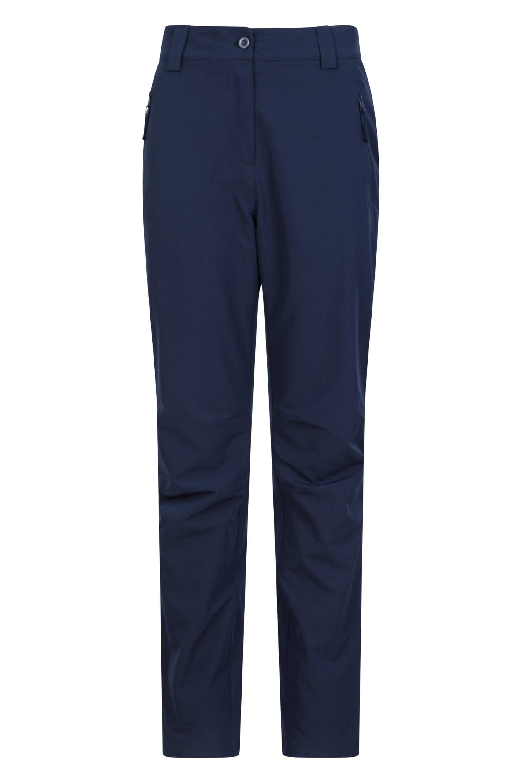 Mountain Warehouse Women's 'Arctic II' Stretchy Isotherm Fleece Lined Thermal Winter Trousers in Navy | Size: 12