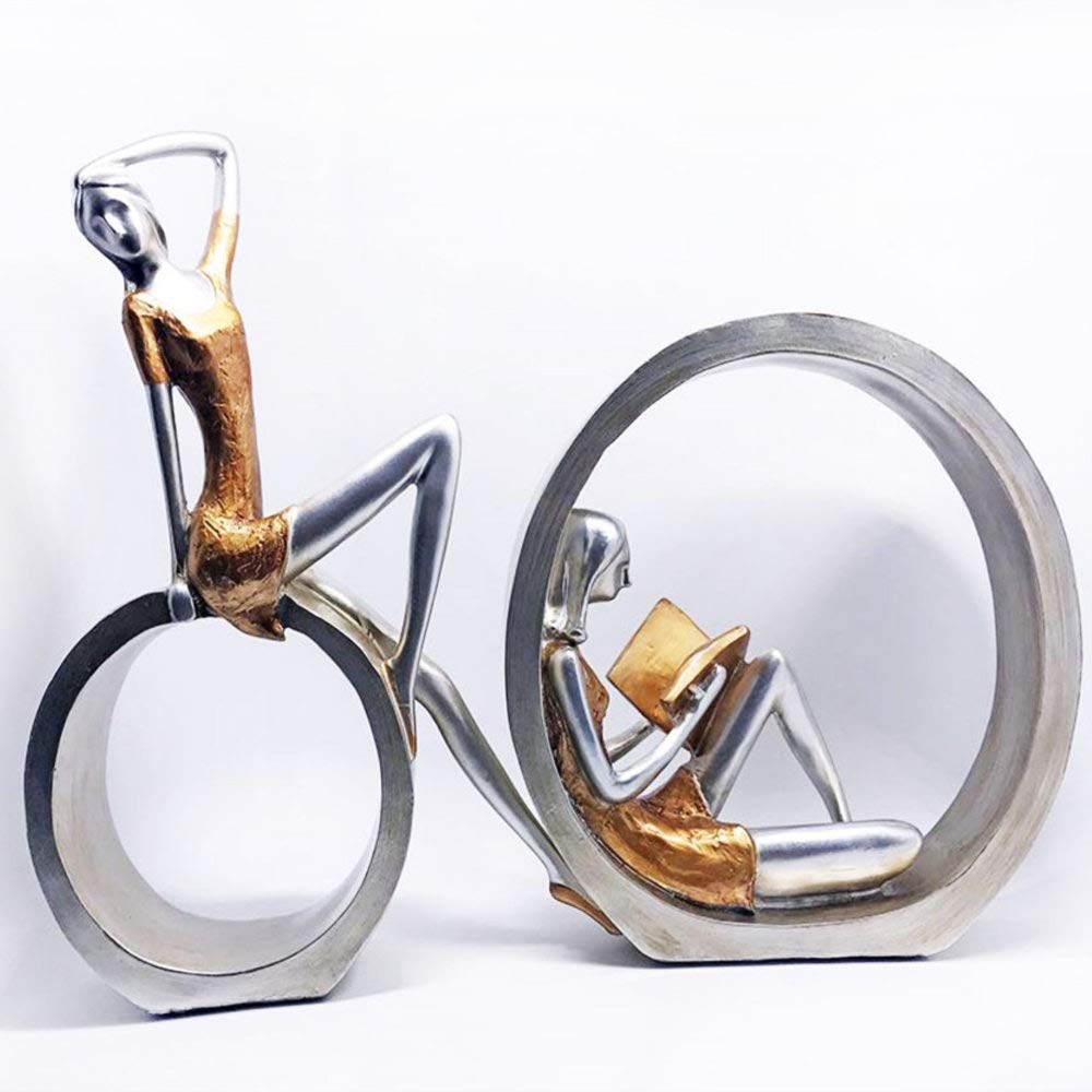 Artisanat pour voiture et maison mignon ensemble de statues décoration salon