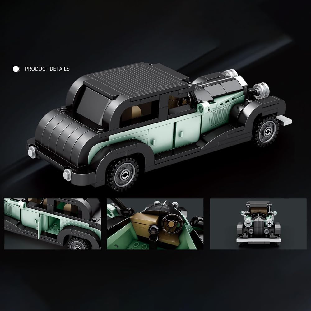 CIJINAY Technic Sports Car Building Block Kit for Bentley 8 Litre, 249 PCS Technic Racing Car Model Building Set - Image 3