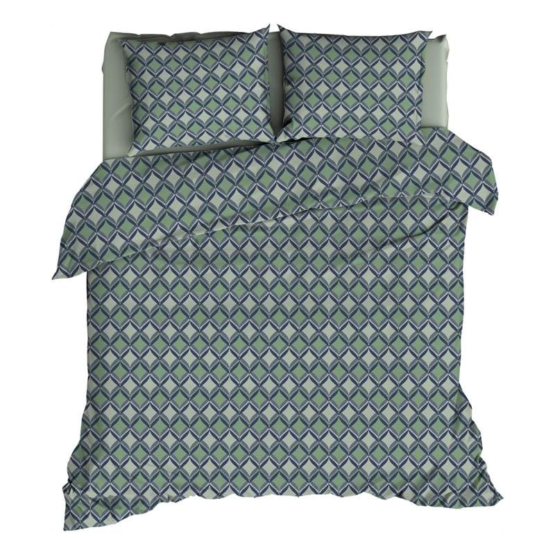 Housse de couette coton Honky Tonk mineral au tissage supérieur
