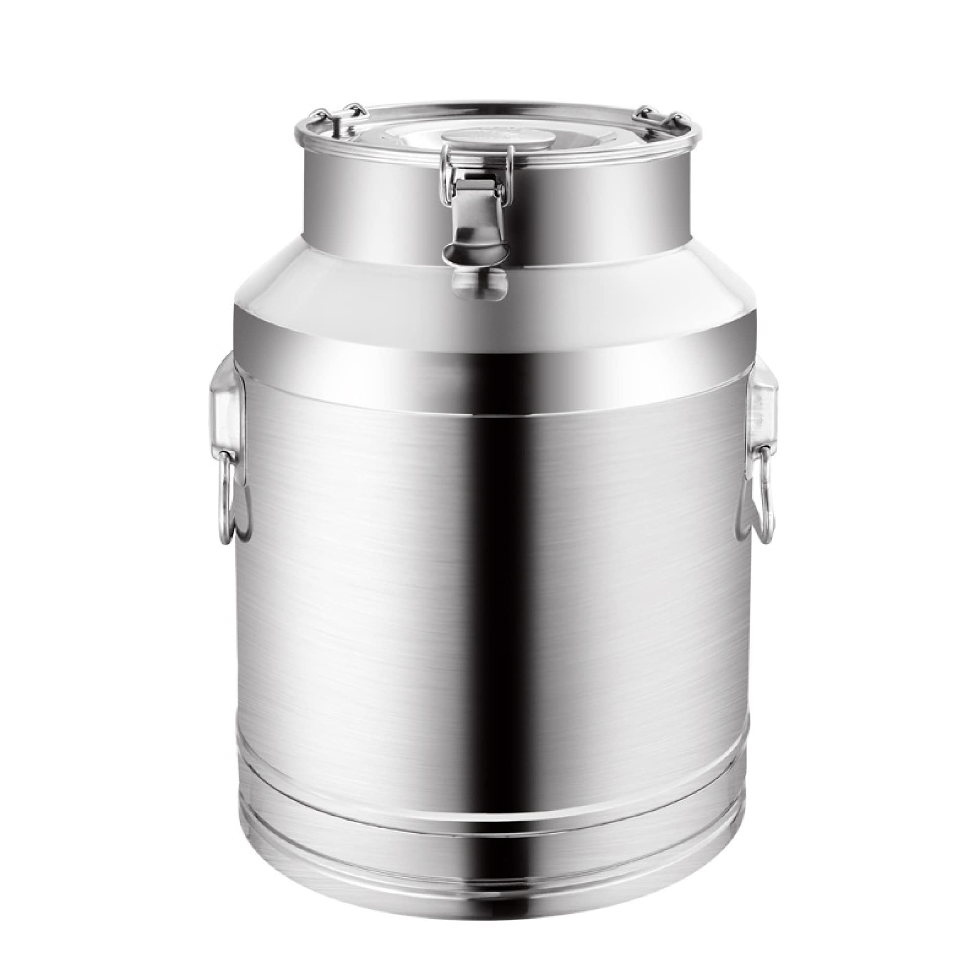 Contenedor de almacenamiento de líquidos con tapa sellada, resistente y duradero para transporte de lácteos, té y bebidas