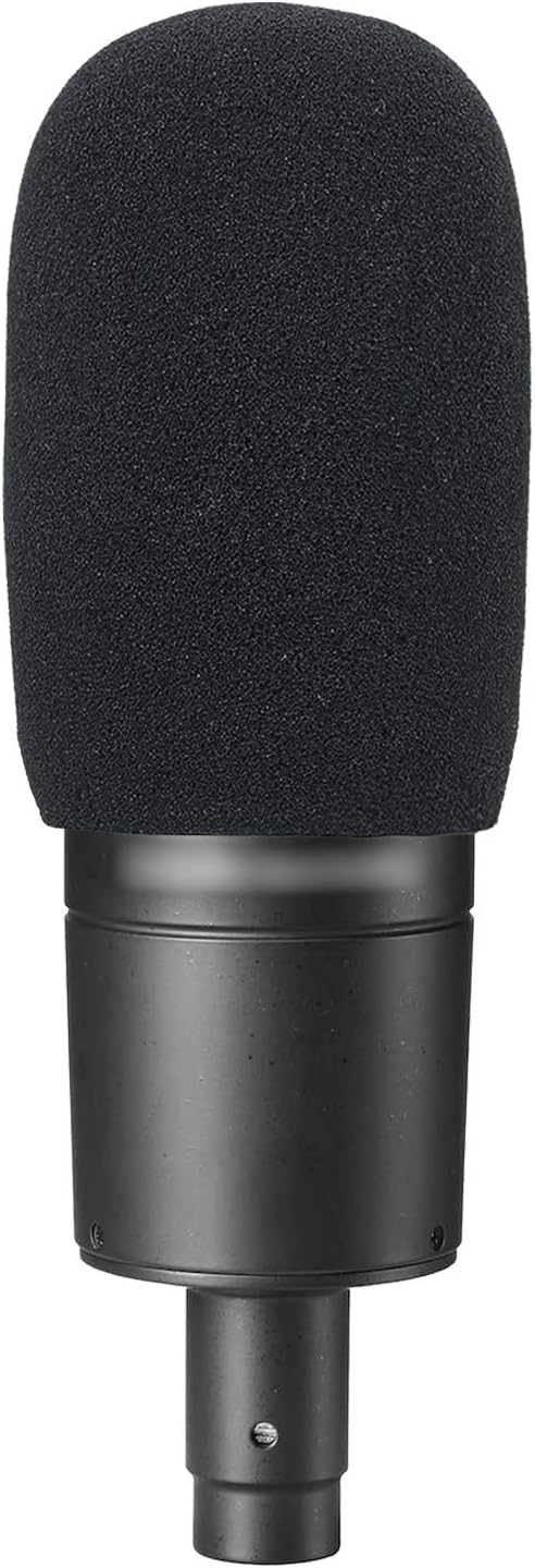 SUNMON Windscreen Foam Cover, Windscreen Pop Filter for Audiotechnica AT2020 Condenser Studio Microphone (2 PACK)