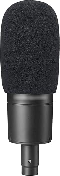 SUNMON Windscreen Foam Cover, Windscreen Pop Filter for Audiotechnica AT2020 Condenser Studio Microphone (2 PACK)