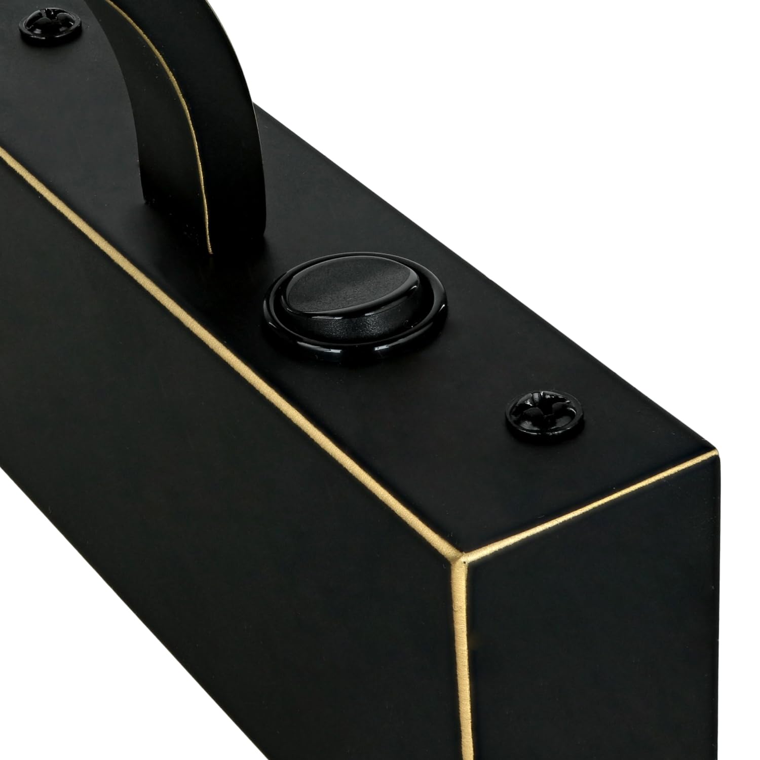 Lámpara cuadro LED grande 70 cm de largo en negro-oro antiguo 3000 K 963 lm regulable metal Art Nouveau lámpara cuadro salón