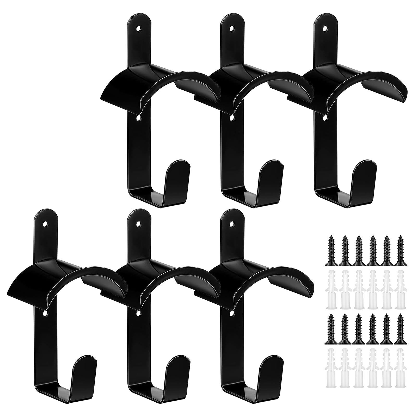 Lot De 6 Bridons Pour Cheval: Generisch Crochet Pour Bride, Avec Vis, Crochet Pour Bride De Cheval Pour La Maison, L'extérieur, La Cour, Le Parc, La Cour, Le Jardin, La Chambre à Coucher