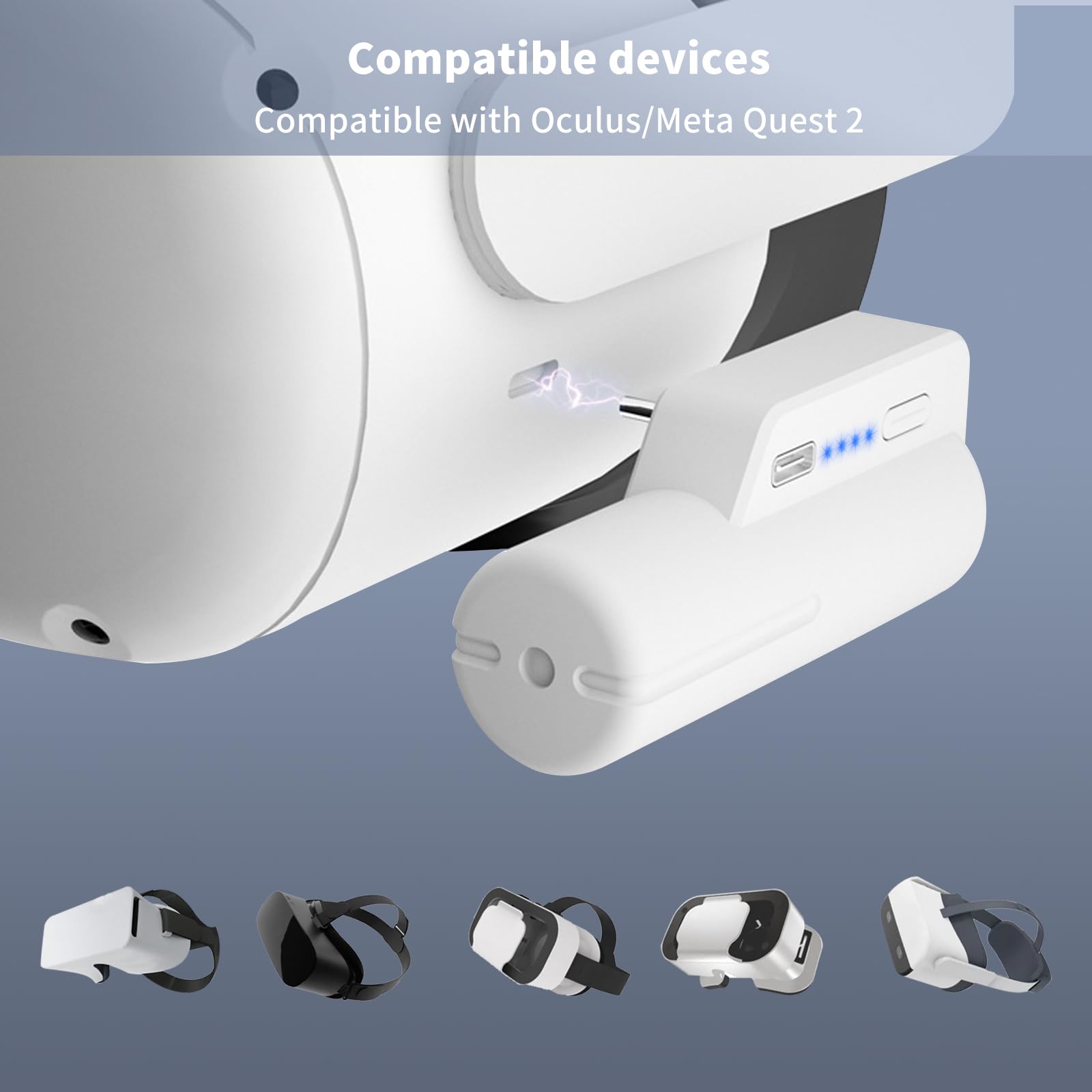 Syntech VR Elite voor de Meta Quest 2 voegt een extra 10.000mAh