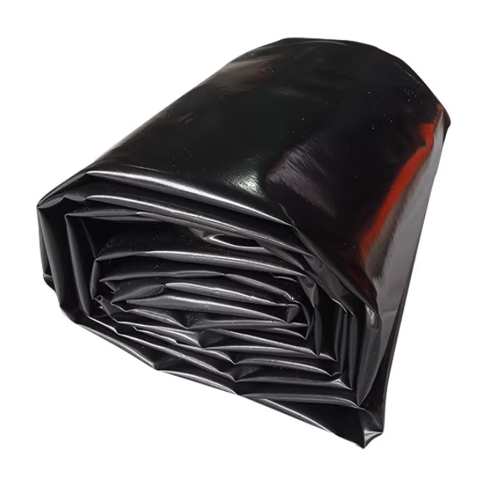 Robuste schwarze flexible Teichfolie für Gartenpool Miniteiche Fisch Bachläufe Springbrunnen Koiteiche – langlebige wasserdichte Abdeckung (11 x 11 m)