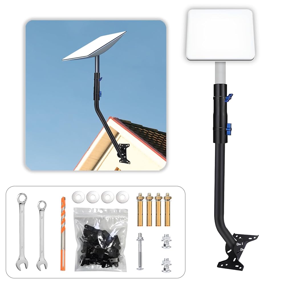 Amazon.com: Adjustable Starlink Long Wall Mount, Heavy Duty