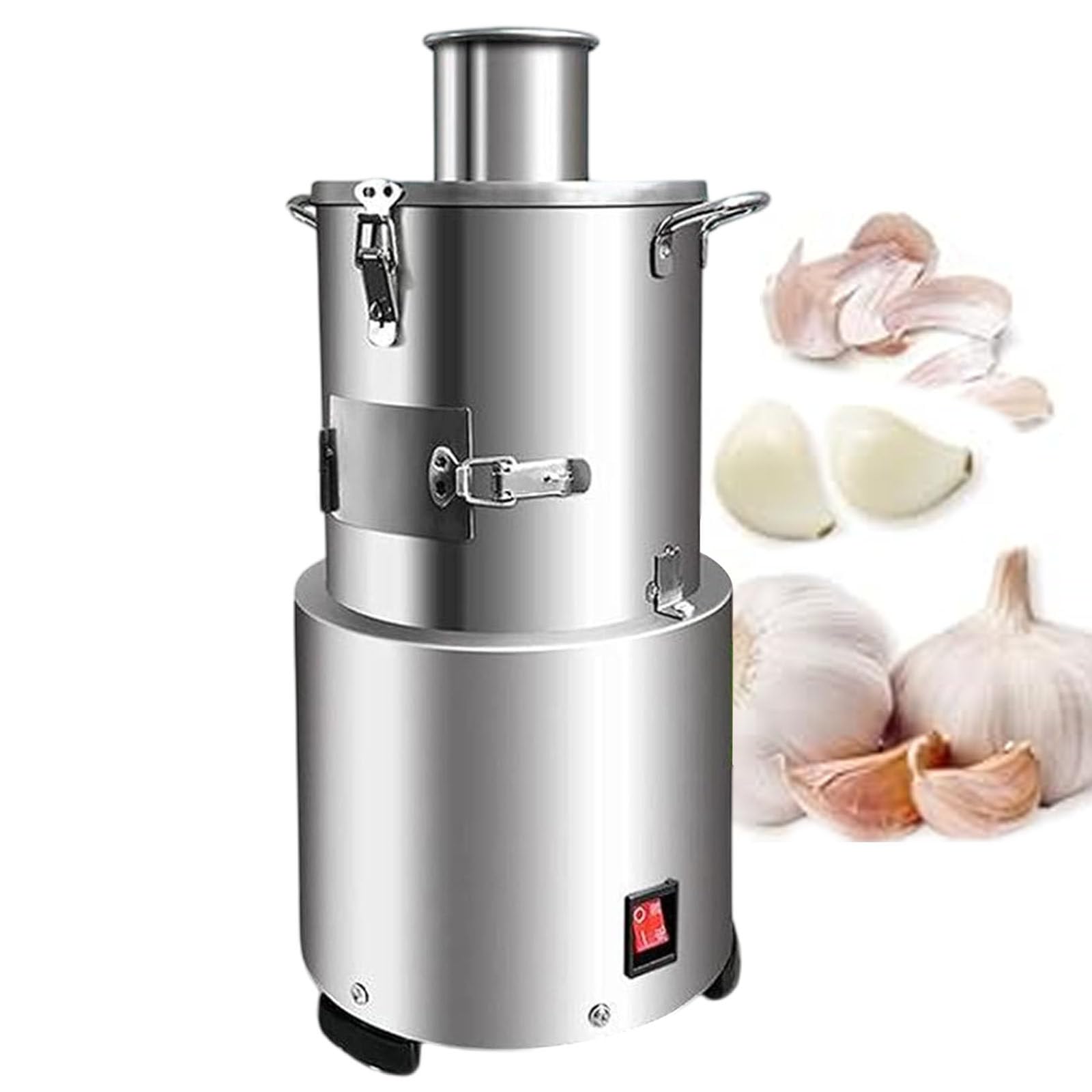 Peladora De Ajo EléCtrica, Peladora De Ajo Entero, Peladora De Ajo De Acero Inoxidable, Equipo Profesional Para Pelar Ajo, Uso DoméStico/Comercial,220V