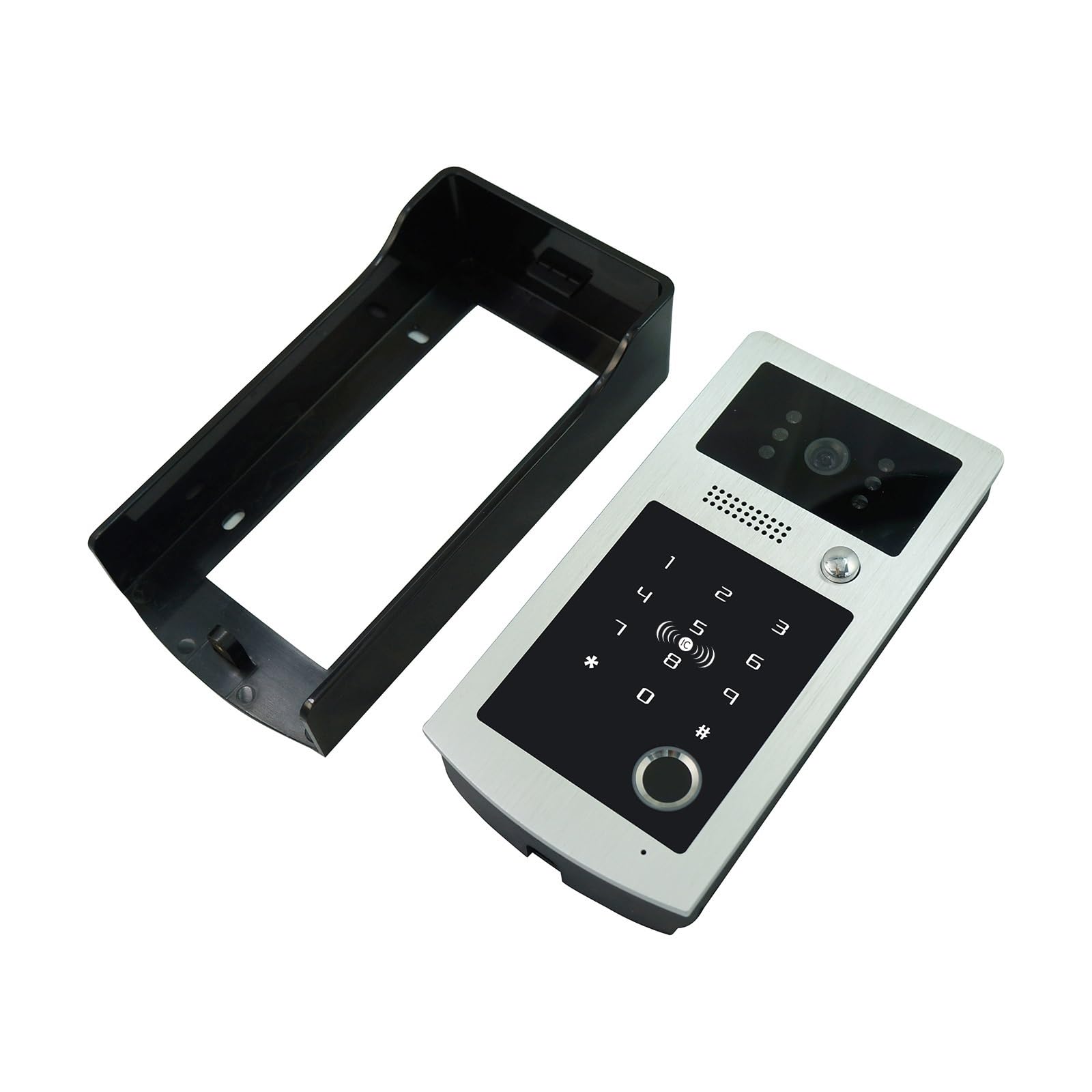 Intercomunicador IP con WiFi, Timbre De Vídeo Inteligente, Huella Dactilar, Contraseña Y RFID, Desbloqueo Acceso A La Puerta, Sistema Videoportero Gama de Entornos Domésticos(A Kits)