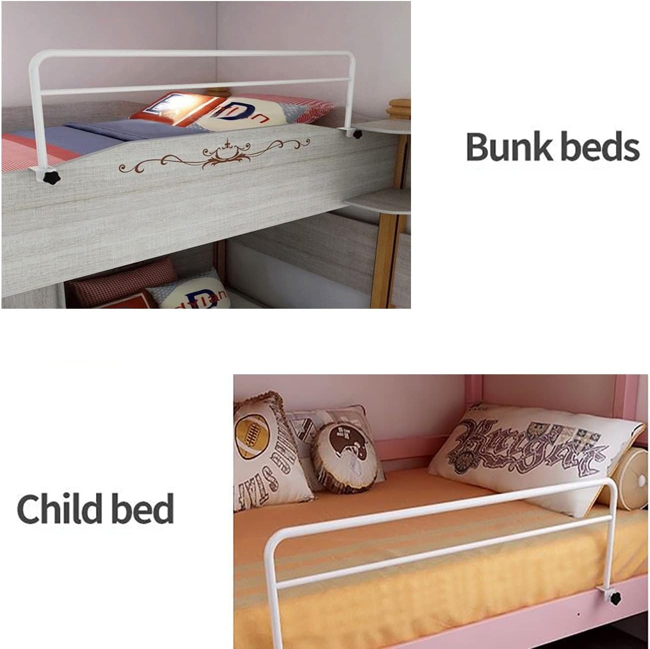 Binari medici per anziani e adulti, barra di sicurezza per la prevenzione delle cadute del comodino, maniglia di sostegno per comodino, adatta per anziani, disabili, bambini