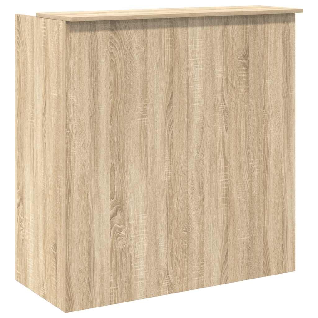 vidaXL Mostrador de recepción Roble Sonoma 100x50x103,5 cm Madera de ingeniería