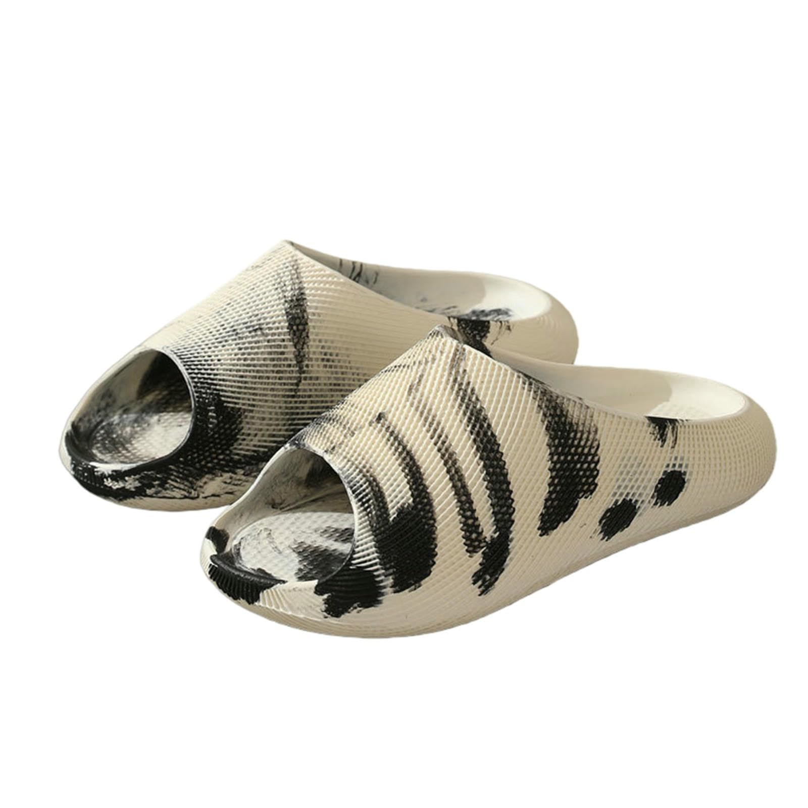 Chaussons graffiti en EVA à semelle épaisse ultra-confortable pour homme et femme