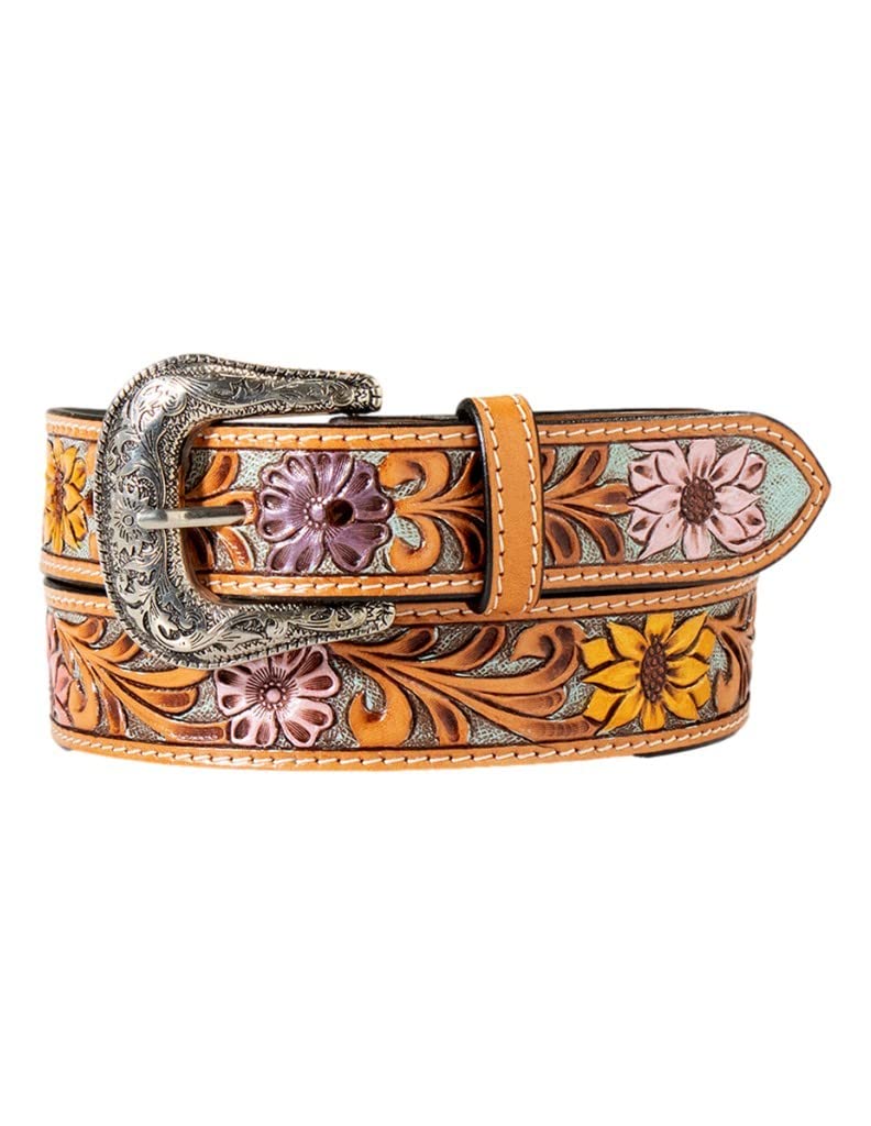 ARIAT Women's Diamond Inlay Center Pattern Belt