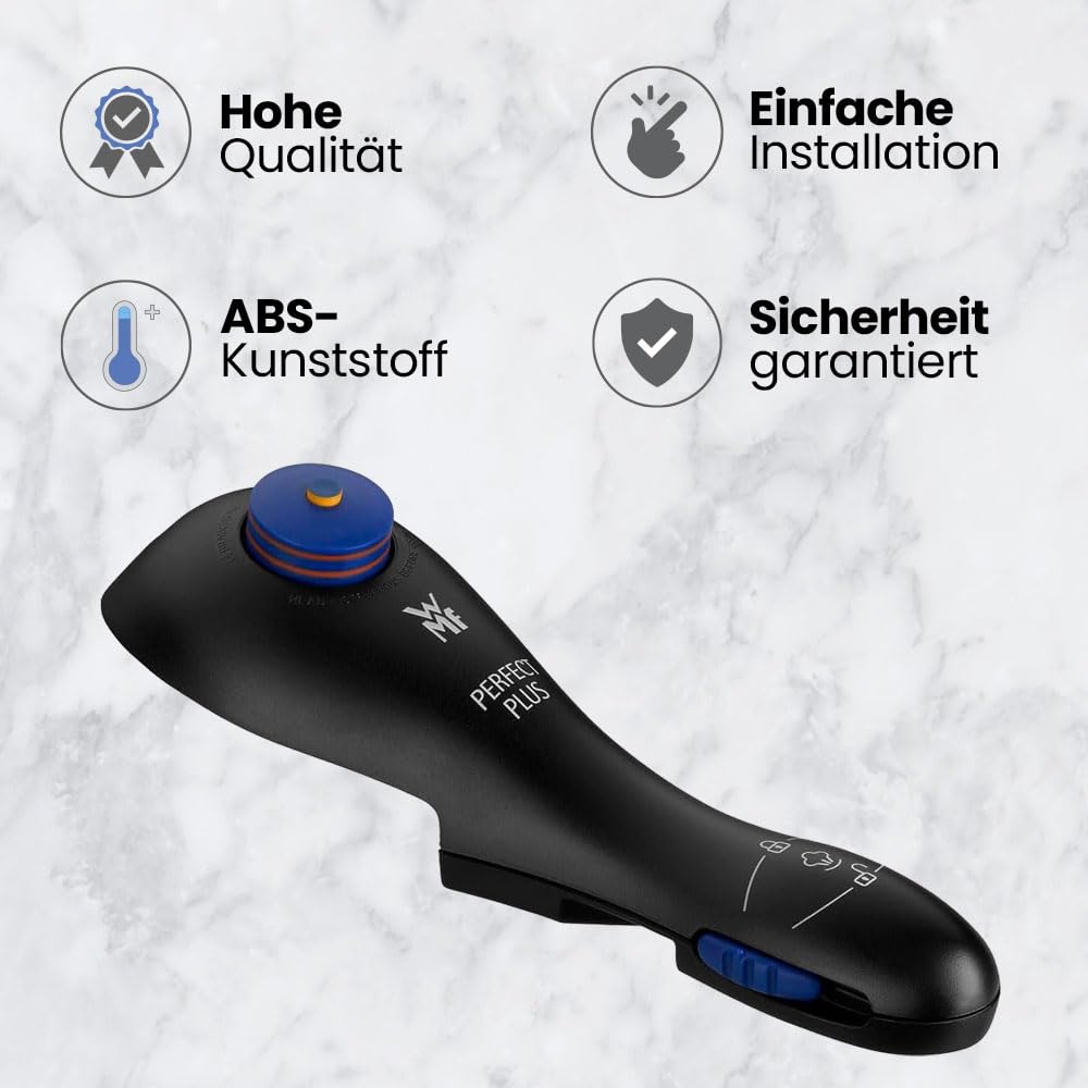 ANAKEL HOME Ersatzgriff 08.9480.6030, kompatibel mit der gesamten Palette von WMF Plus (seit 2003), Grau, neue Version mit Pin auf Druckanzeige