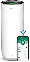 Filtrete Smart Air Purifier & Air Quality Monitor for Large Rooms, up to 310 sqft, Alexa enabled, Wi-Fi Simple Setup, True HEPA Filter for Allergens, Dust, Bacteria, & Viruses, Alexa smart reorders