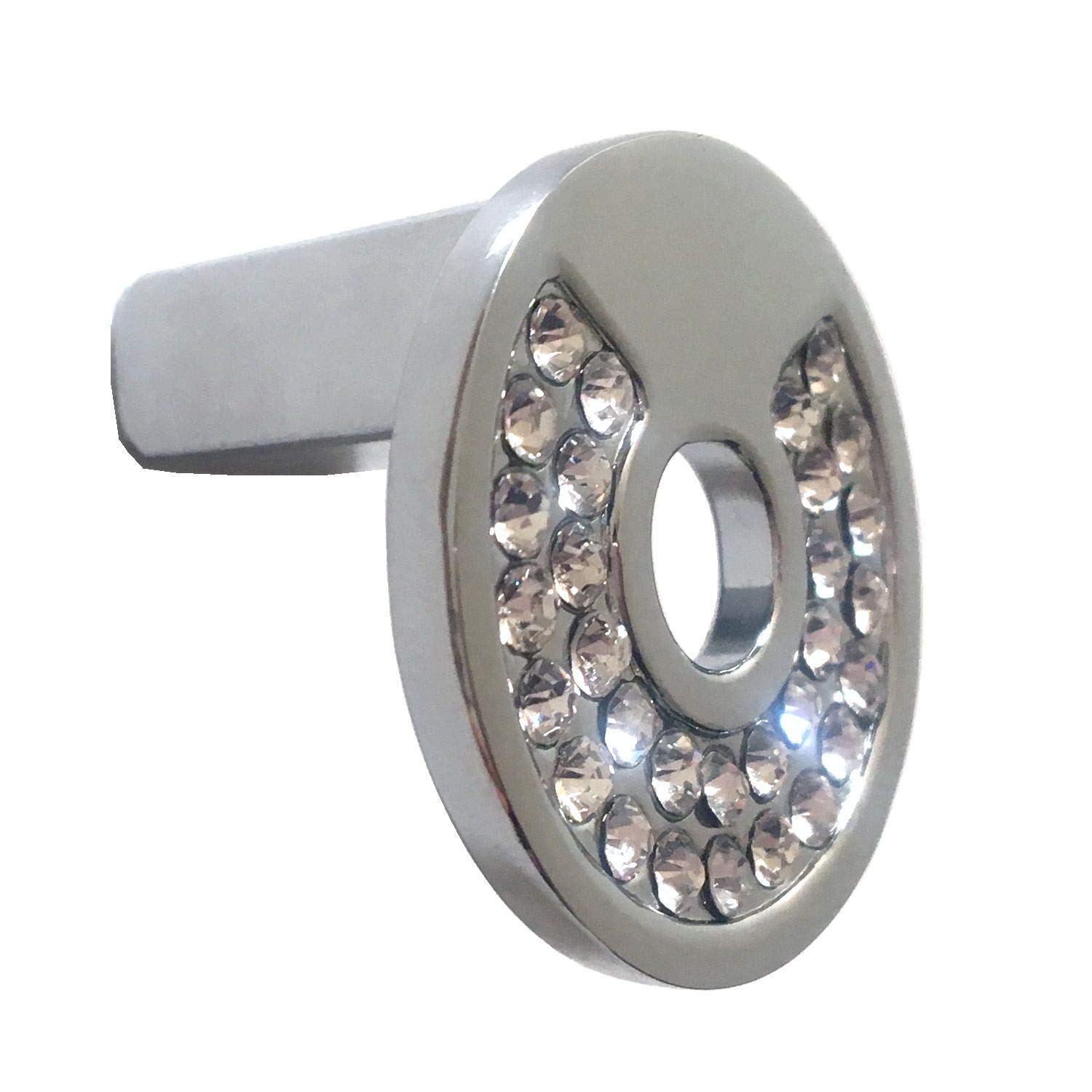 Bouton de meuble en cristal pour remplacer une poignée usée facilement
