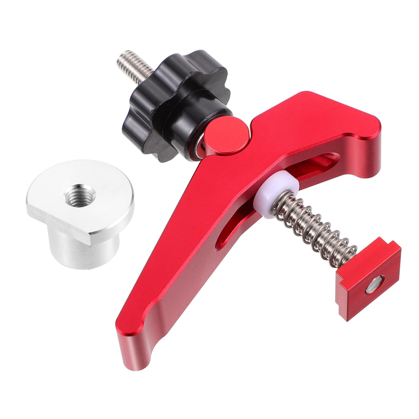 Serre-joint à rail T bloquer sans glisser pièce bois outil de fixation robuste antirouille