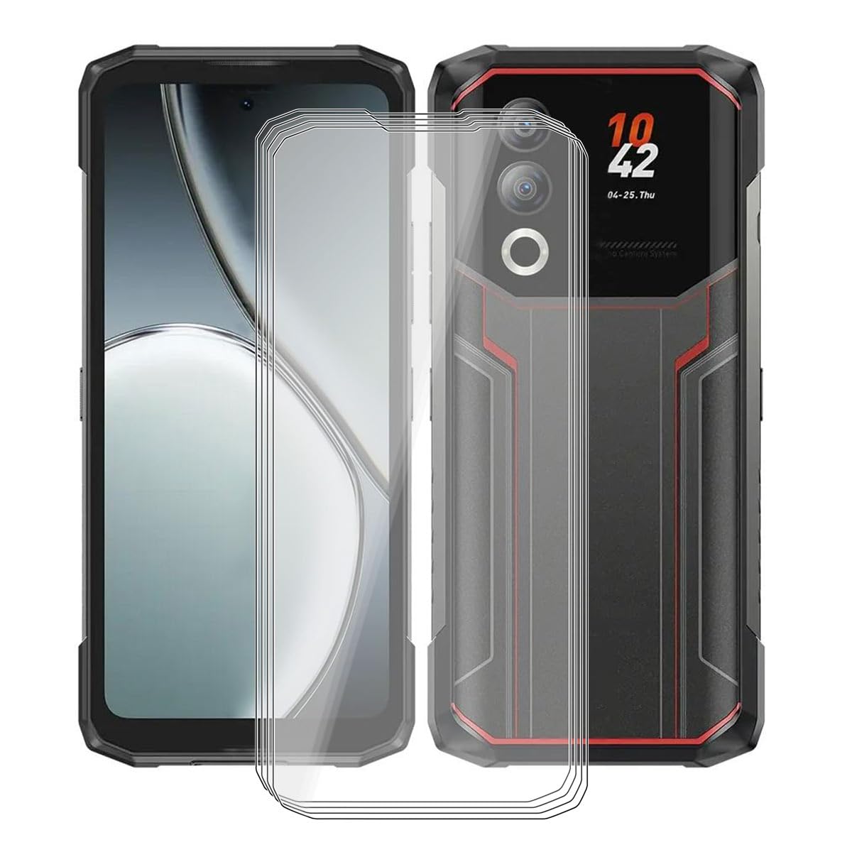 3 Vetri Temperati 9H Per DOOGEE Blade 20/20 Pro/20 ULTRA/20 Play/20 Max/20 Turbo - Anti-graffio HD
