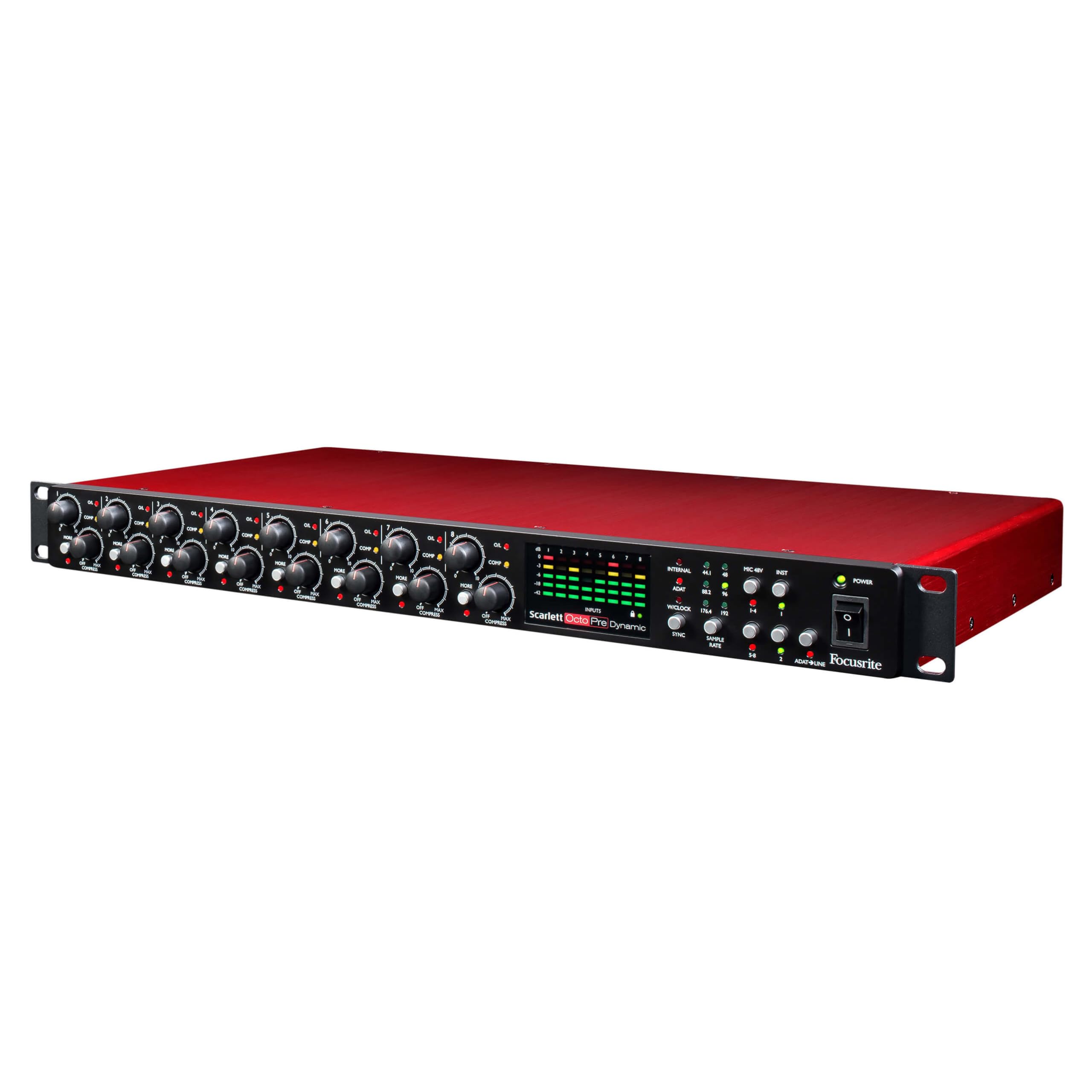 Amazon.co.jp: Focusrite Scarlett OctPre Dynamic 8チャンネルマイク