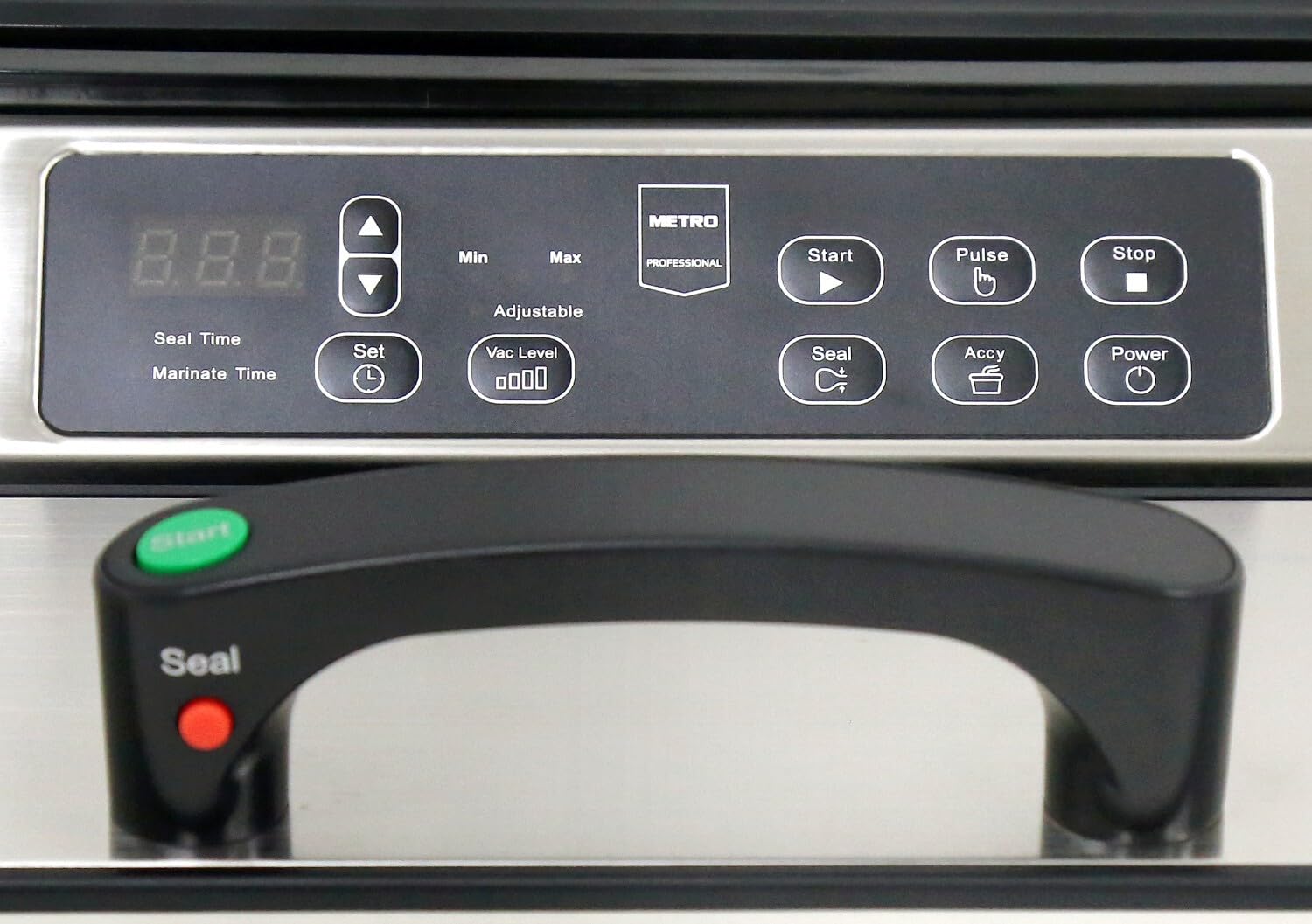 METRO Professional envasadora al vacío GVS2030, acero inoxidable, encendido rápido