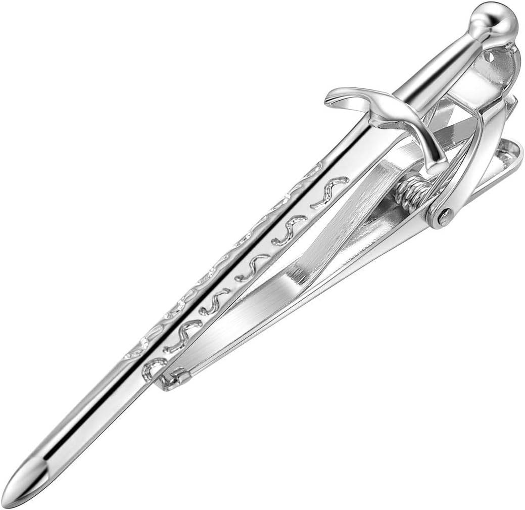 Yoursfs Novelty Tie Clip for Men Carpenter's Tools Tie Clip Pin 316L Stainless Steel Unique Tie Bar Wedding Gift