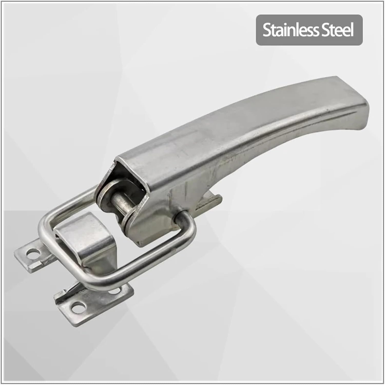 304 Stainless Steel Heavy-Duty Lock Buckle Handle Door 1Pcs(Large)