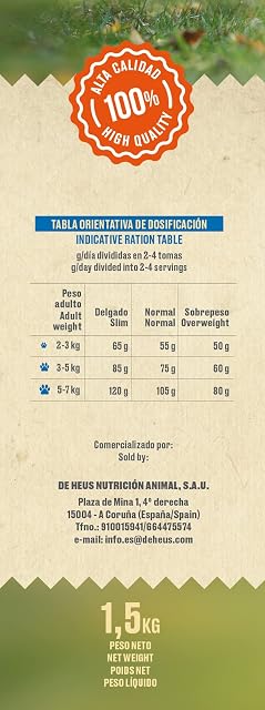 Foto 3 de 4 de CANUN Pienso para Gatos Adultos esterilizados o con sobrepeso con Salmón Sin Cereales Alimento seco…