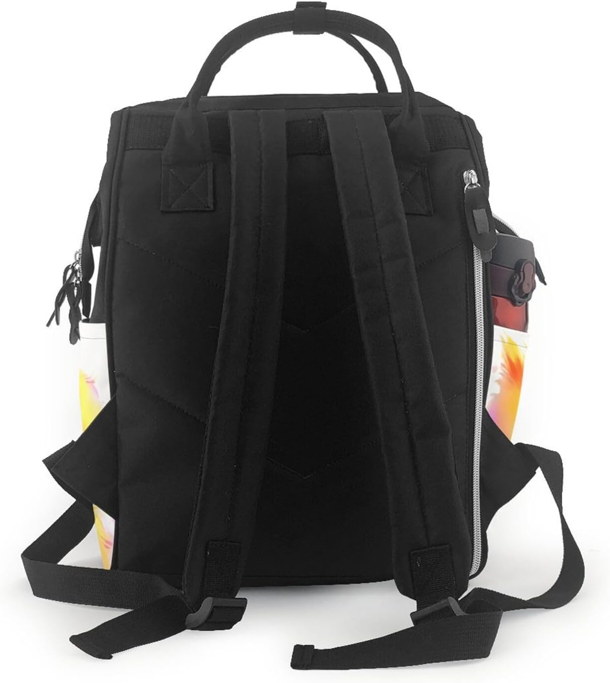 Cute Yellow Chicken Animal Diaper Bag Backpack for Women Large Capacity Nappy Bag Multifunction Waterproof Mummy Backpacks for Mom Dad Essentials Casual Daypack Travel Bags