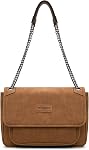 Wrangler Sac à épaule pour femmes Retro Sacs et sacs à main Sacs à croix avec chaîne