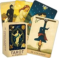 Vista 1 de soulme 78 Cartas de Tarot para Principiantes, Baraja de Tarot española, Cartas de Tarot para Principiantes en español, 78 cartas de oráculos