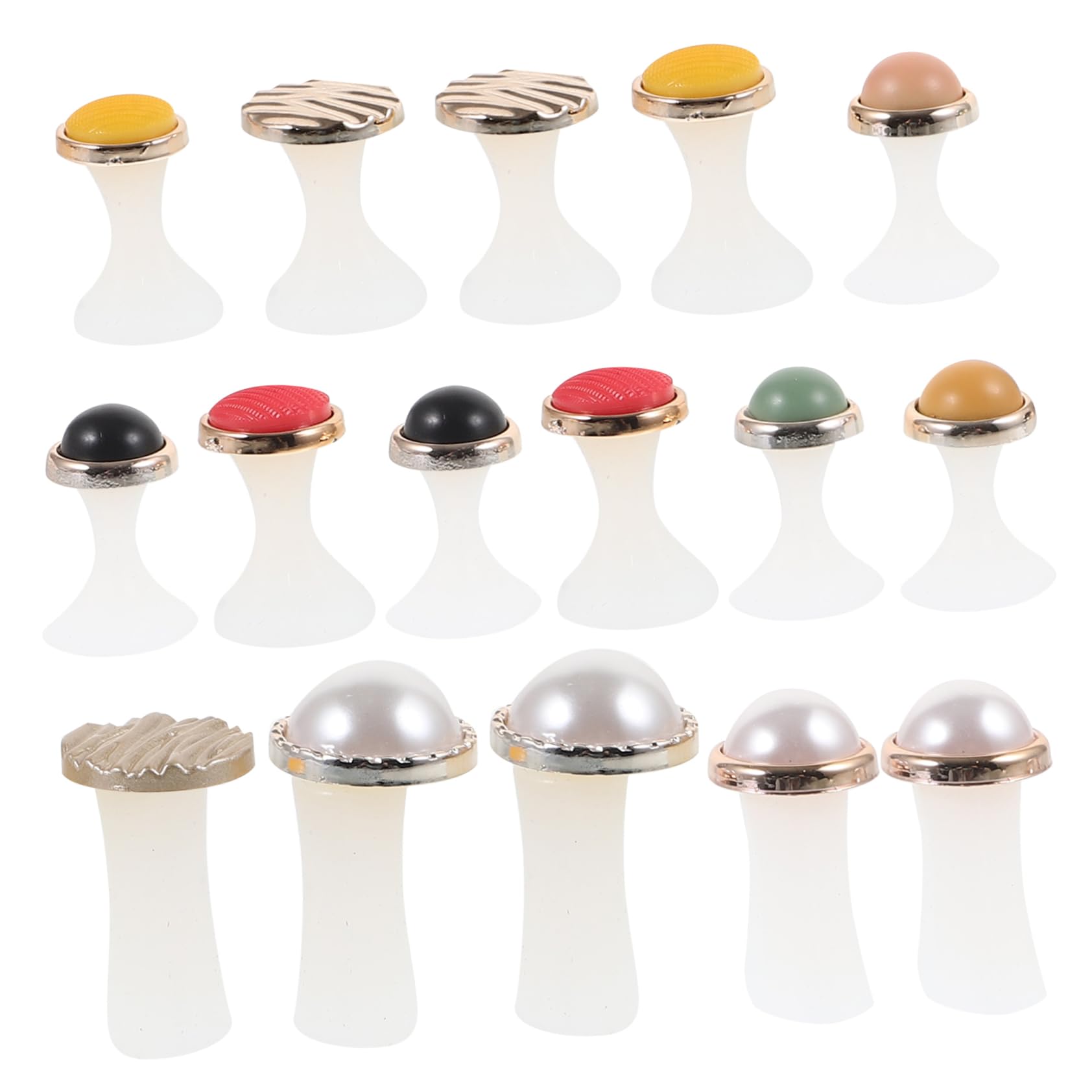 Ipetboom 16Pcs Silicone Toe Separators for Women Comfortable Gel Dividers for Nail Polish Application Home Salon Use Compact Design for Needs