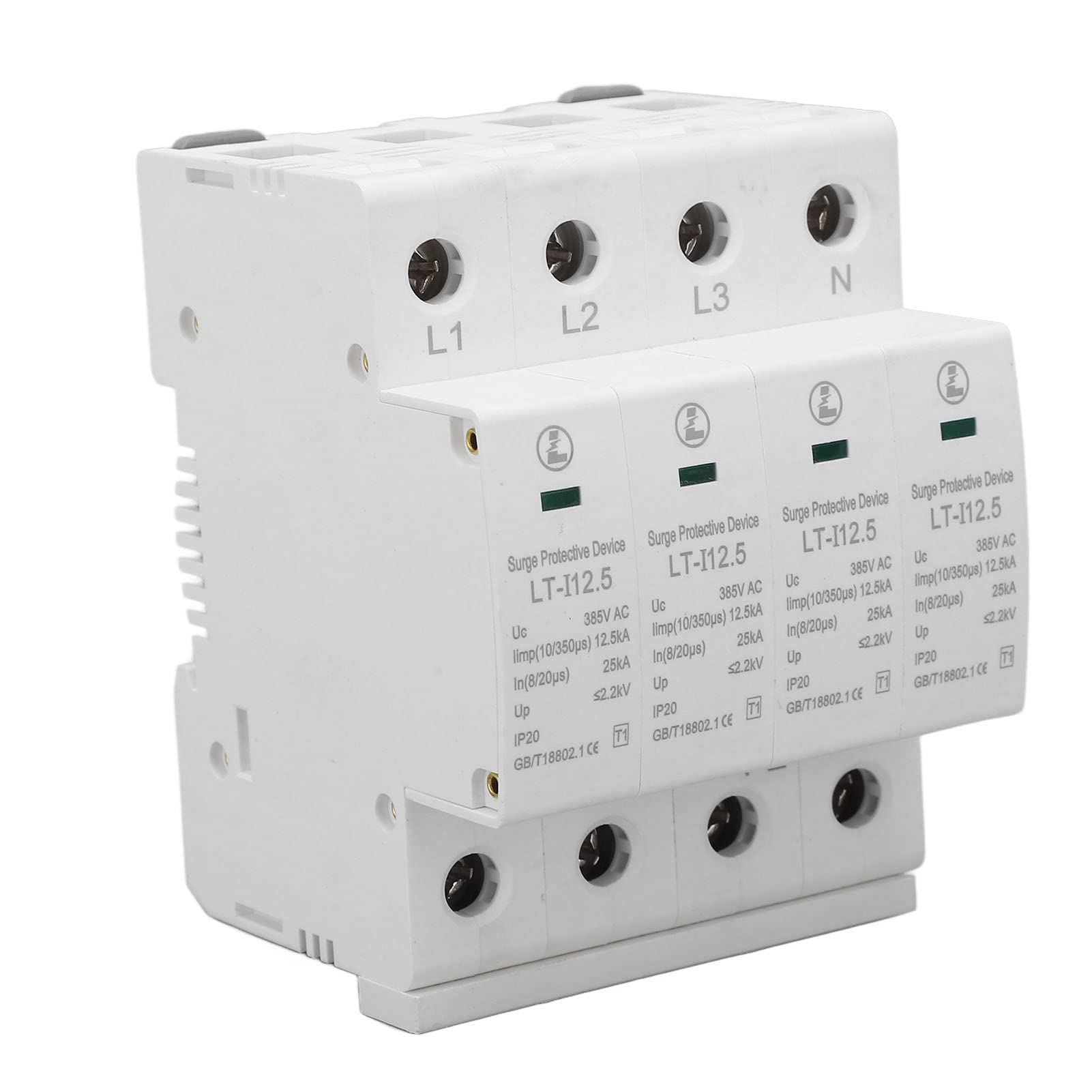Urządzenie Przeciwprzepięciowe 4P 385 V Ac 35 Mm do Montażu na