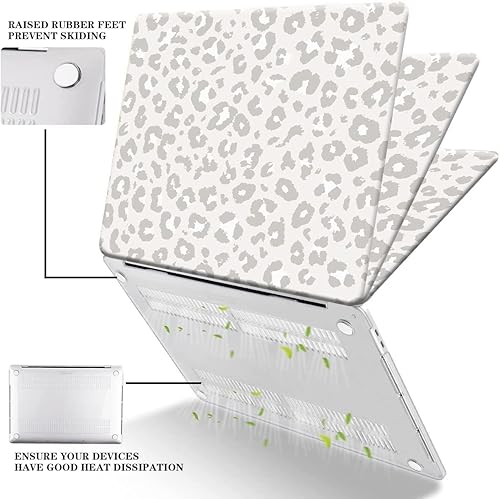 Miniatura 112 de Funut Funda compatible con MacBook Air de 15 pulgadas 2024 2023 versión M3 A3114 M2 A2941 con pantalla de retina líquida y Touch ID, carcasa rígida