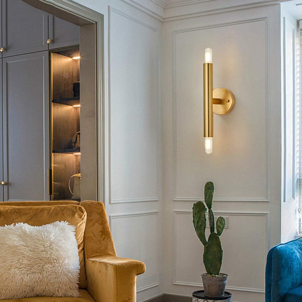 Lámpara de pared de cobre delicado estilo nórdico premium 7